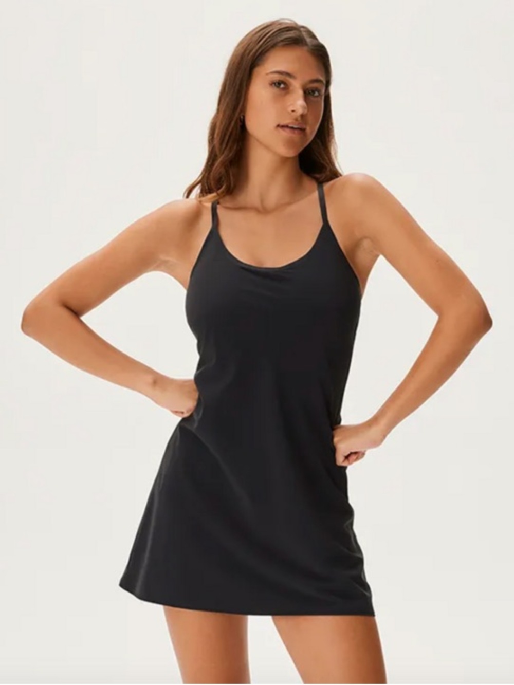 Outdoor Voices The Exercise Dress in Black, Women’s size XS